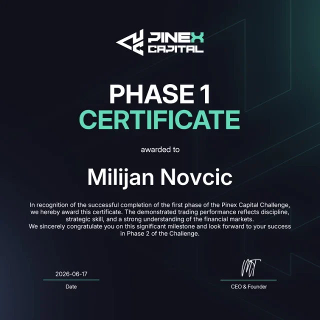 Milijan Novcic: Pinex Capital Phase 1 Zertifikat